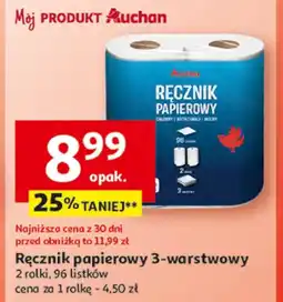 Auchan Ręcznik papierowy Auchan oferta