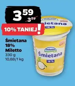 Netto Śmietana Miletto oferta