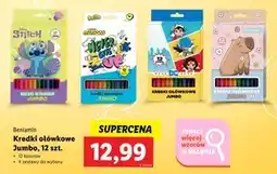 Lidl Kredki ołówkowe Beniamin oferta
