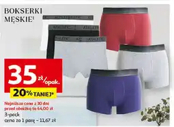 Auchan Bokserki męskie Inextenso By Auchan oferta