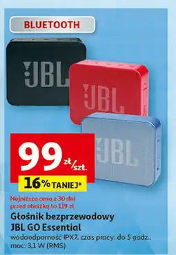 Auchan Głośnik bluetooth go essential Jbl oferta
