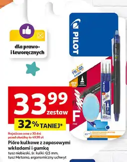 Pióro kulkowe + gumka Pilot Frixion