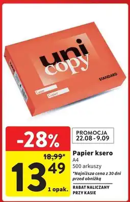 Intermarche Papier do ksero Uni Copy oferta