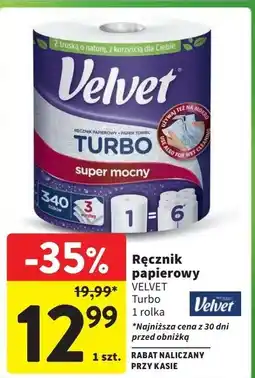 Intermarche Ręcznik papierowy Velvet Turbo oferta