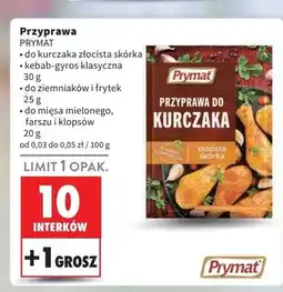 Intermarche Przyprawa do kurczaka złocista skórka Prymat oferta