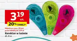 Auchan Korektor w taśmie oferta