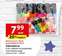 Auchan Zakreślacze mix Office Products oferta