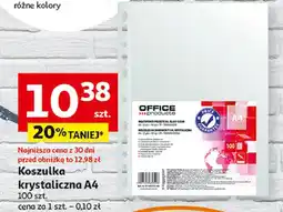 Auchan Koszulki krystaliczne a4 Office Products oferta