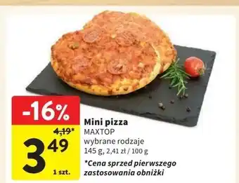 Intermarche Mini pizza Maxtop oferta