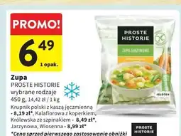Intermarche Zupa królewska ze szpinakiem Iglotex Proste Historie oferta