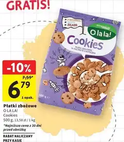 Intermarche Płatki cookies O La La! oferta