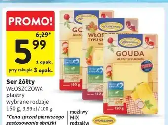 Intermarche Ser gouda w plastrach Włoszczowa oferta