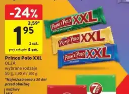 Intermarche Wafelek classic Prince Polo Xxl oferta