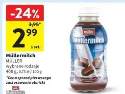 Intermarche Napój mleczny czekoladowy Mullermilch oferta