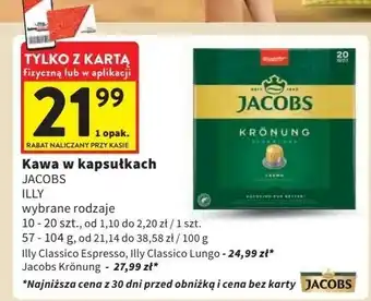 Intermarche Kawa intenso 10 Jacobs Espresso oferta