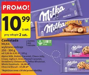 Intermarche Czekolada Milka Alpenmilch oferta