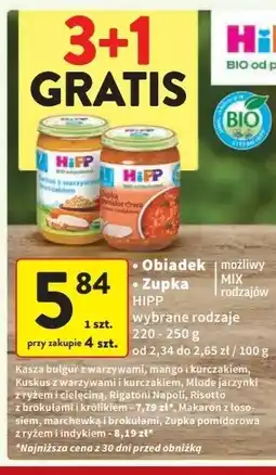 Intermarche Kasza bulgur z warzywami mango i kurczakiem Hipp Dla Małych Smakoszy oferta