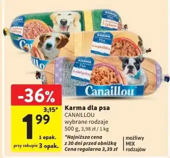 Intermarche Kiełbasa dla psa z cielęciną Canaillou oferta