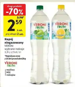 Intermarche Woda cytrynowa Veroni Frutti oferta