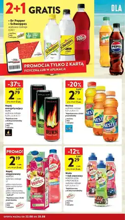 Intermarche Napój indian tonic zero Schweppes oferta