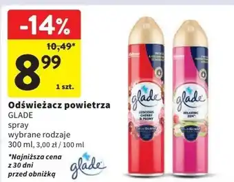 Intermarche Odświeżacz powietrza relaxing zen Glade By Brise oferta