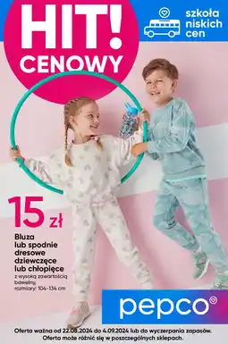 Pepco Spodnie dresowe dziewczęce 104-134 cm oferta
