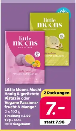 Netto Little Moons Mochi Honig & geröstete Pistazie oder Vegane Passionsfrucht & Mango oferta