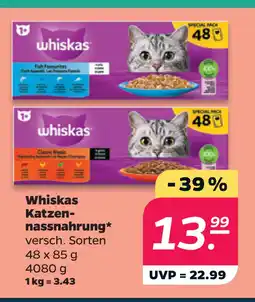 Netto Whiskas Katzennassnahrung oferta