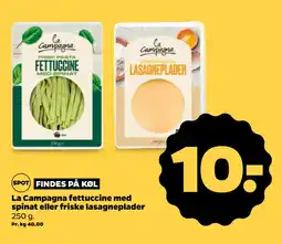 Netto La Campagna fettuccine med spinat eller friske lasagneplader oferta