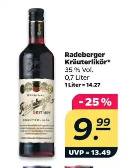 Netto Radeberger Kräuterlikör oferta