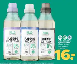Netto Hello Sensitive flydende vask oferta