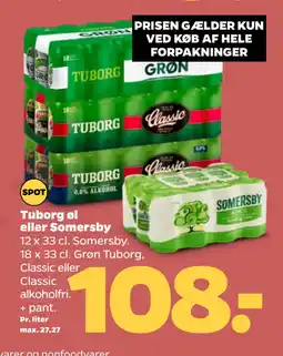 Netto Tuborg øl eller Somersby oferta