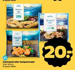 Vannamei eller tempurarejer