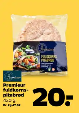 Netto Premieur fuldkornspitabrød oferta
