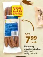 Auchan Kabanosy z gęsiną 1 SZT 150 G oferta