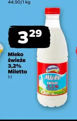 Netto Mleko 3.2% Miletto oferta