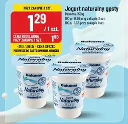 Polomarket Jogurt naturalny Bakoma oferta