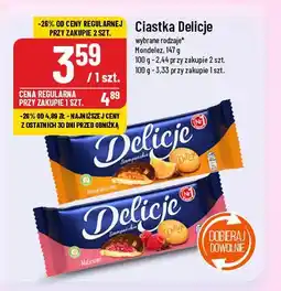 Polomarket Ciastka z galaretką malinową Delicje szampańskie oferta