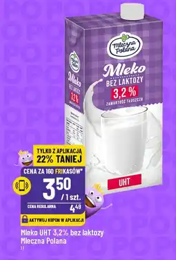 Polomarket Mleko 3.2% bez laktozy Mleczna polana oferta