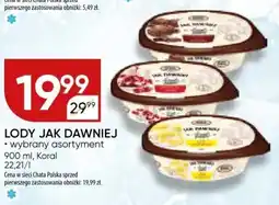 Chata Polska Lody jak dawniej Koral, 900 ml oferta