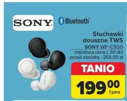 Carrefour Słuchawki bluetooth Sony oferta