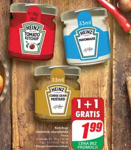 Dino Ktchup, majonez, musztarda Heinz oferta