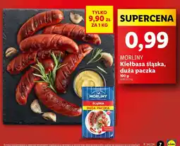 Lidl Kiełbasa śląska Morliny oferta