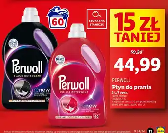 Lidl Płyn do prania Perwoll Renew Color oferta