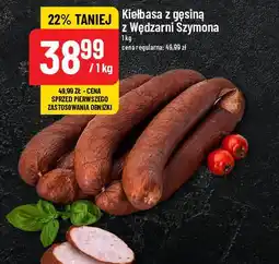 Polomarket Kiełbasa z gęsiną z Wędzarni Szymona oferta