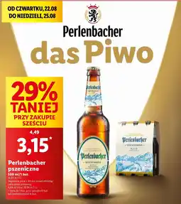 Lidl Piwo Perlenbacher pszeniczne oferta