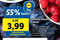 Lidl Śliwki polska oferta