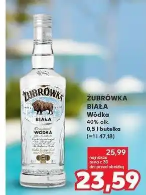 Kaufland Wódka Żubrówka Biała oferta