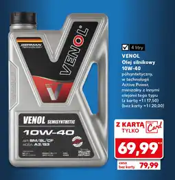 Kaufland Venol Olej silnikowy 10W-40, 4 l oferta