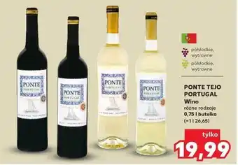 Kaufland Wino Ponte Portugal Tejo Semi Sweet oferta